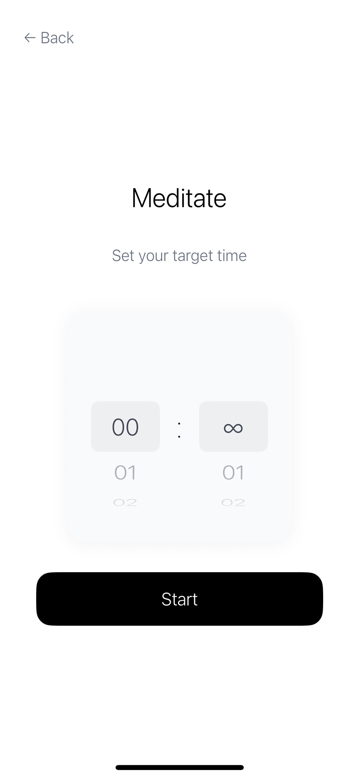Zen Timer Screen